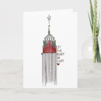 Empire State Christmas Holiday Card