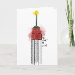 Empire State Christmas Holiday Card