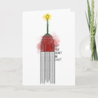 Empire State Christmas Holiday Card