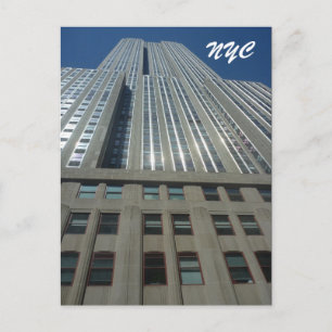 empire state high nyc postcard