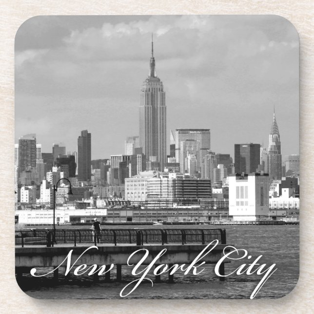 Empire State New York City Drink Coaster (Front)