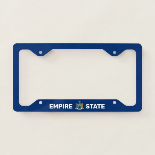Empire State New York License Plate Frame