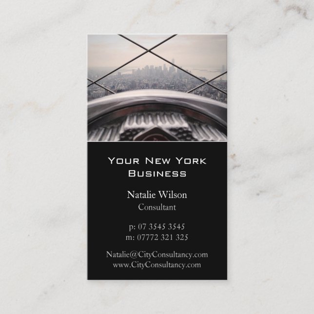 Empire State, New York Photo - Business Card (Front)
