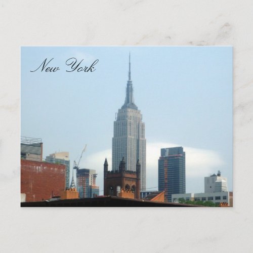 empire state ny postcard