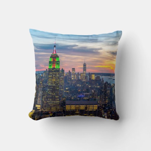 Empire State of Mind Throw Pillow