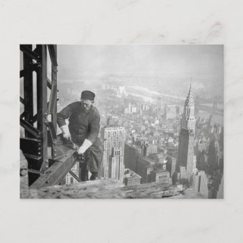Empire State Steelworker  1936 Postcard by HistoryPhoto at Zazzle