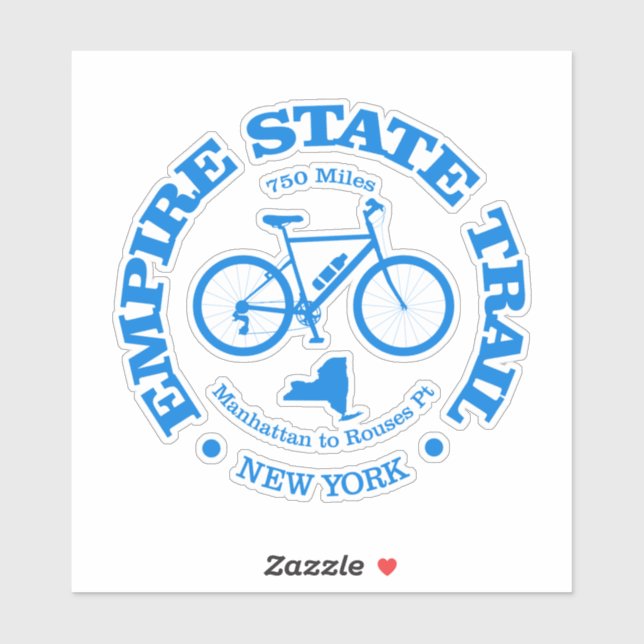 Empire State Trail (cycling) Sticker (Sheet)