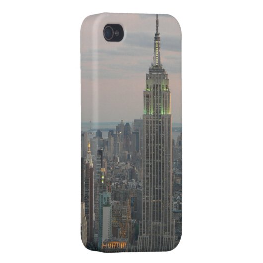 Empire State Twilight iPhone Case (Back Right)