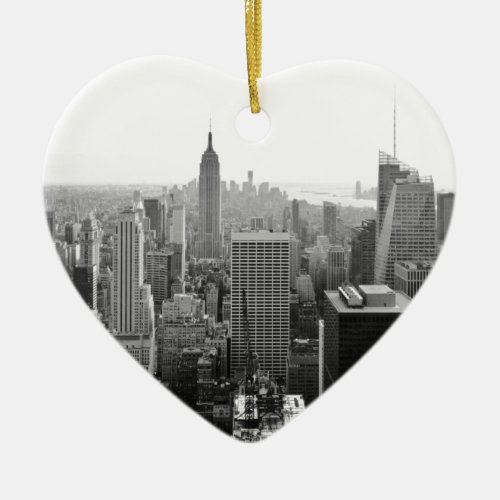 Empire States Building Manhattan Ceramic Ornament