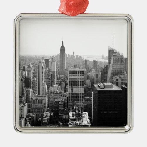 Empire States Building Manhattan Metal Ornament