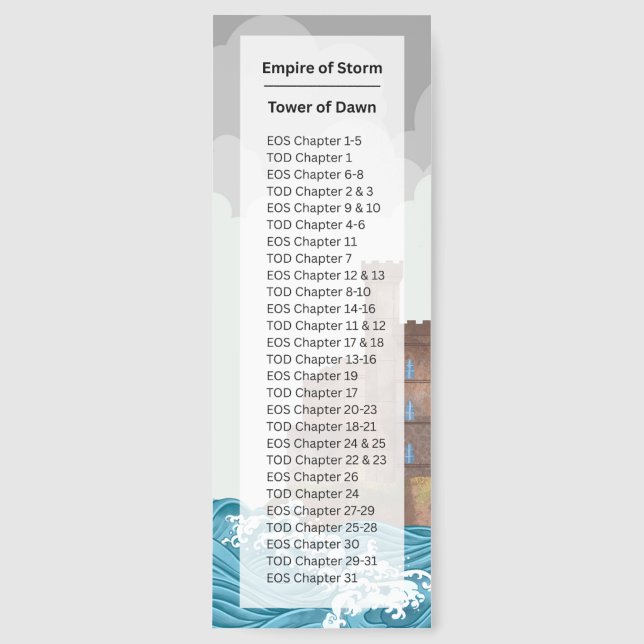 Empire & Tower Tandem Reading Bookmark (Front)