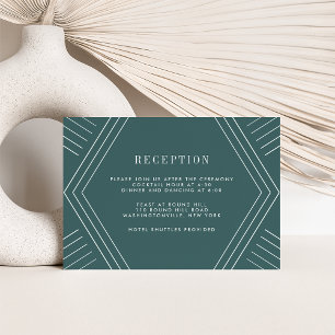 Empire Wedding Reception Card Jasper
