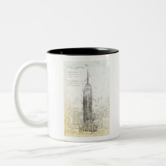 EmpireStateBuilding Two-Tone Coffee Mug