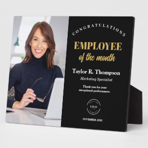 Employee 10 years Service Personalized Photo Award Plaque