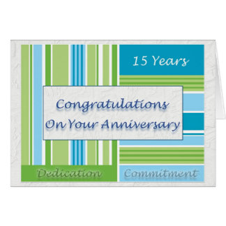 Employee 15th Anniversary Card
