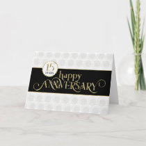 Employee 15th Anniversary - Prestigious Black Gold Card