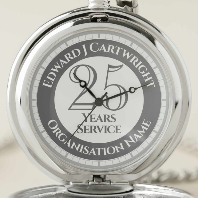 Employee 25 Years Long Service. Company Pocket Watch (Creator Uploaded)