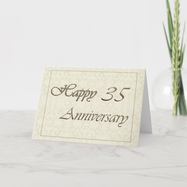 Employee 35th Anniversary New Classic Card (Front)