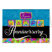Employee 3rd Anniversary - Colorful (Front Horizontal)