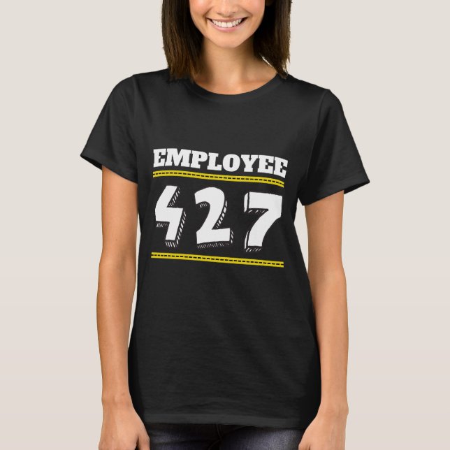 Employee 427, bucket, emotes, the crow, crows T-Shirt (Front)