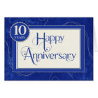 Employee Anniversary, 10 Years Road Sign Card | Zazzle.com