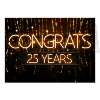 Employee Anniversary 25 Years - Neon Sign