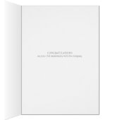 Employee Anniversary 2 Year Decorative Formal Jade Cards (Inside (Right))