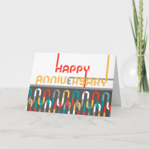 Employee Anniversary Featured Font Card