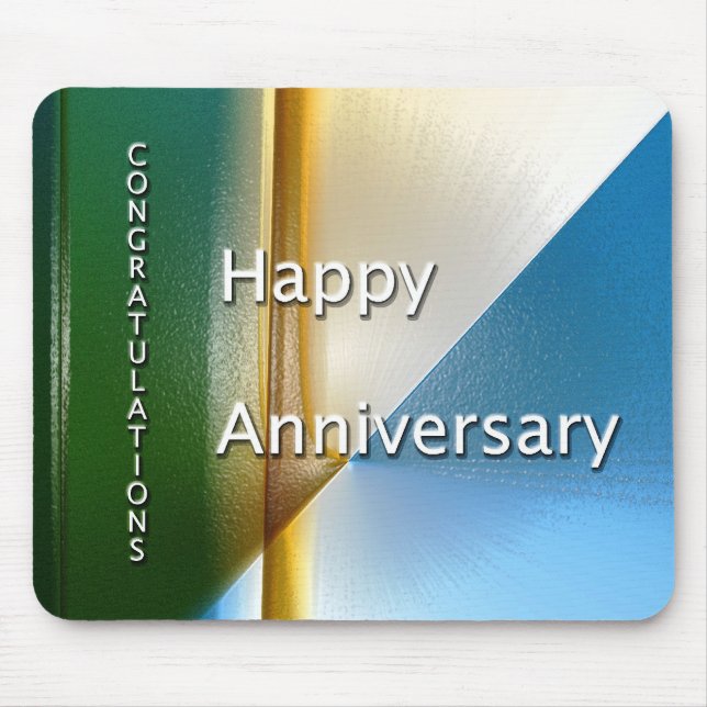 Employee Anniversary Mouse Pad (Front)