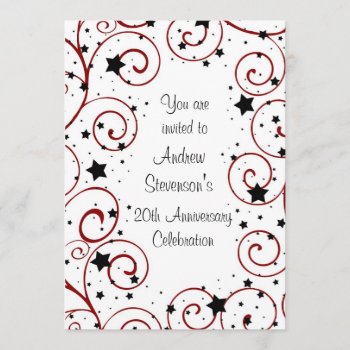 Employee Anniversary Party Invitations by DreamingMindCards at Zazzle
