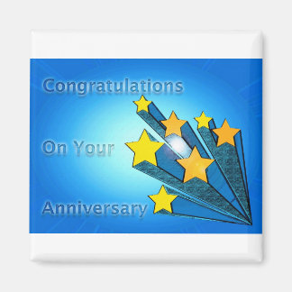 Employee Anniversary Shooting Stars Magnet