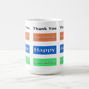 Employee Anniversary Simply Elegant Coffee Mug