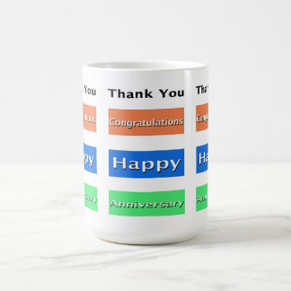Employee Anniversary Simply Elegant Coffee Mug
