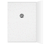 Employee Anniversary Sky, Customizable Black Congr (Inside (Left))