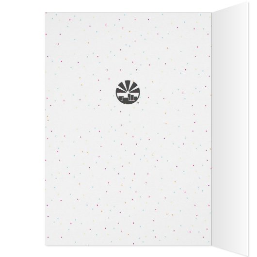 Employee Anniversary Sky, Customizable Black Congr (Inside (Left))