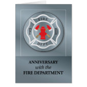 Employee Anniversary with Fire Department Silver (Front)
