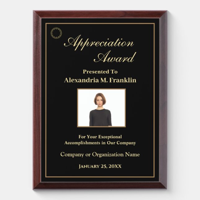 Employee Appreciation Award Photo Business (Vertical)