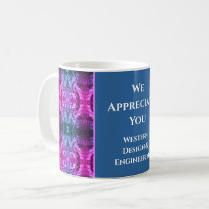 Employee Appreciation Bright Kaleidoscope Business Coffee Mug