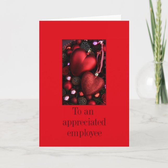 Employee appreciation Christmas Card (Front)