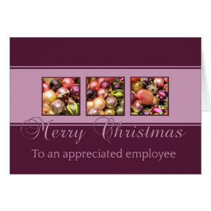 Employee appreciation Christmas Card