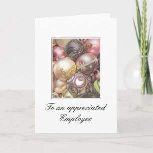 Employee appreciation Christmas Card