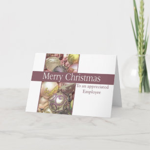 Employee appreciation Christmas Card