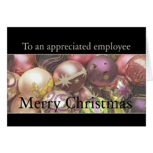 Employee appreciation Christmas Card