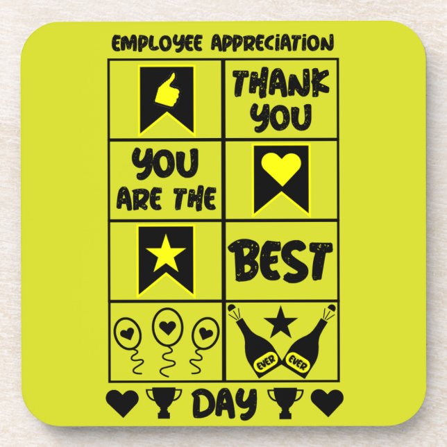 Employee Appreciation day   Beverage Coaster (Front)