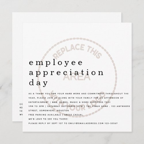 Employee Appreciation Day Business Logo