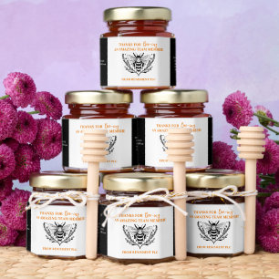Employee Appreciation Gift, Bee-Themed Favor Honey Jar Favors