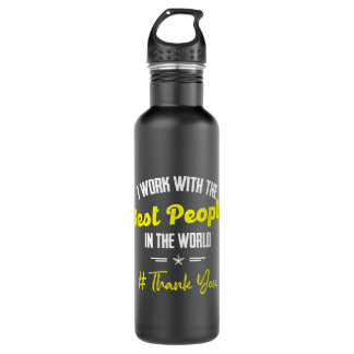 Employee Appreciation Gift Idea for Boss Day Team Stainless Steel Water Bottle