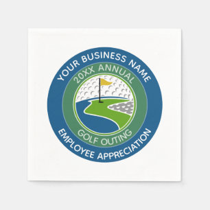 Employee Appreciation Golf Event Napkins