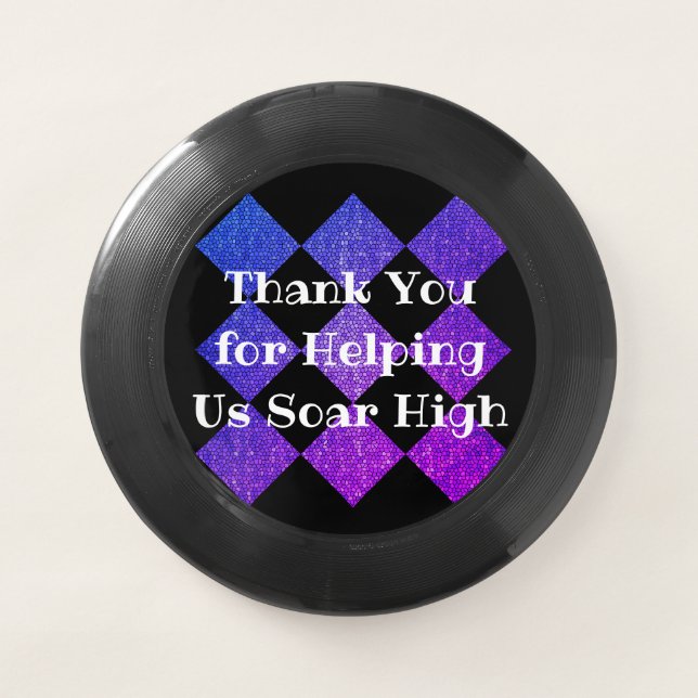 Employee Appreciation Mosaic Diamond Thank You Wham-O Frisbee (Front)