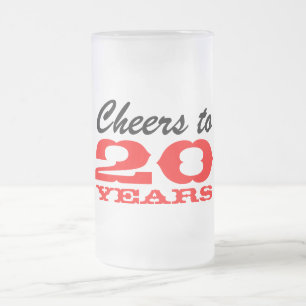 Employee appreciation mug 20th anniversary party